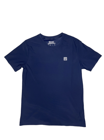 Kino Activewear Short-Sleeve Navy Blue Shirt