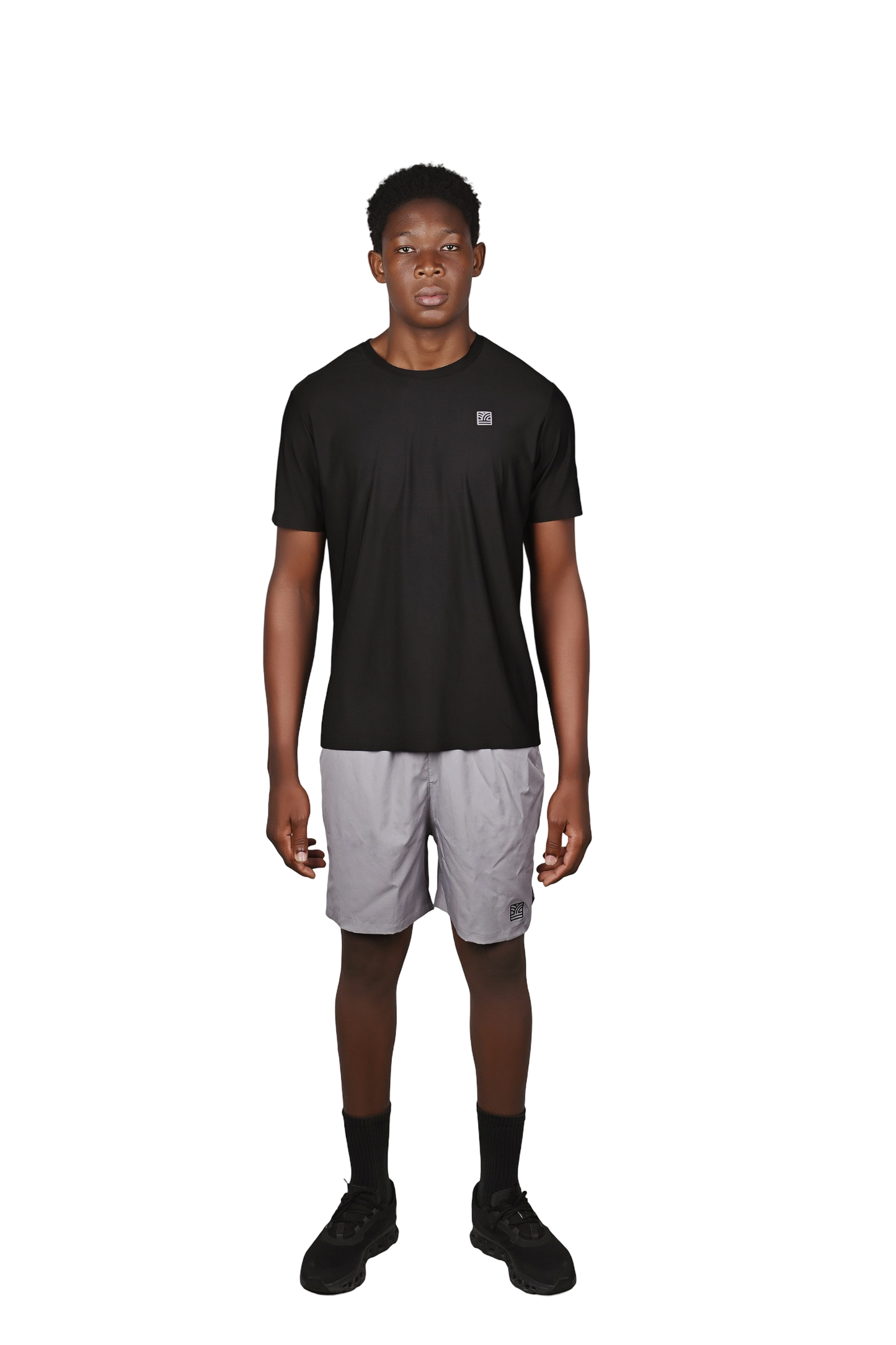 Kino Activewear Short-Sleeve Black Shirt