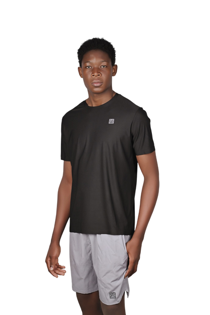 Kino Activewear Short-Sleeve Black Shirt