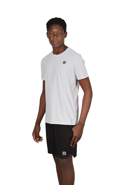 Kino Activewear Short-Sleeve White Shirt