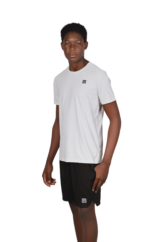 Kino Activewear Short-Sleeve White Shirt